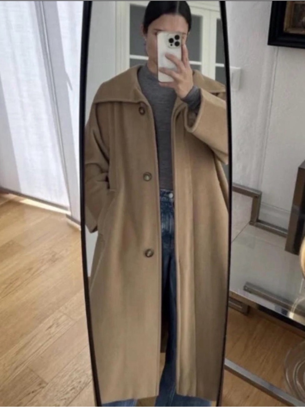 Vintage Max Mara Wool Coat, Camel